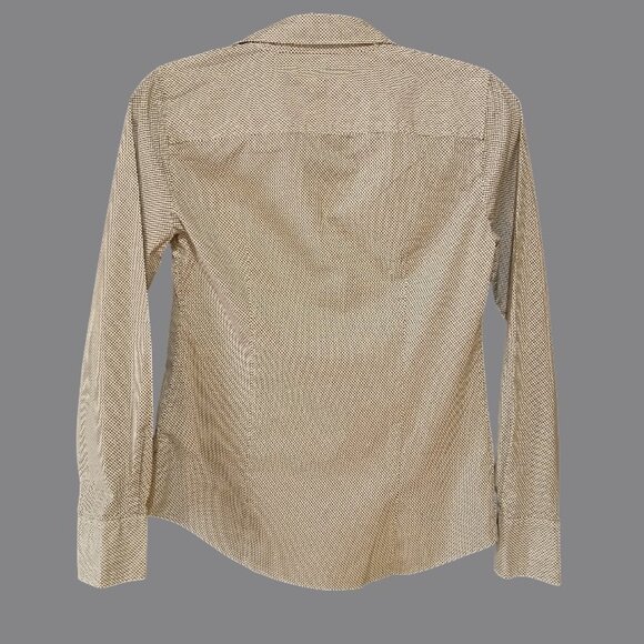 J. CREW Black/White Geometric Button-Down Shirt XS - Picture 4 of 8